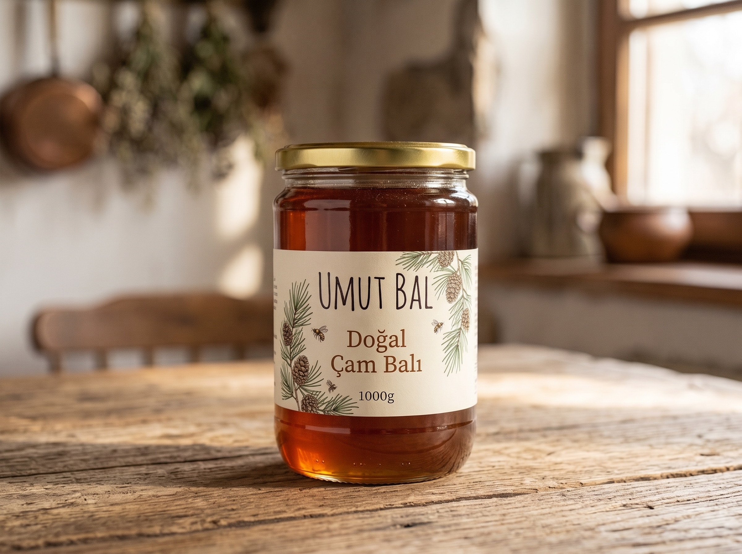 Umut Bal - Doğal Çam Balı 1000g